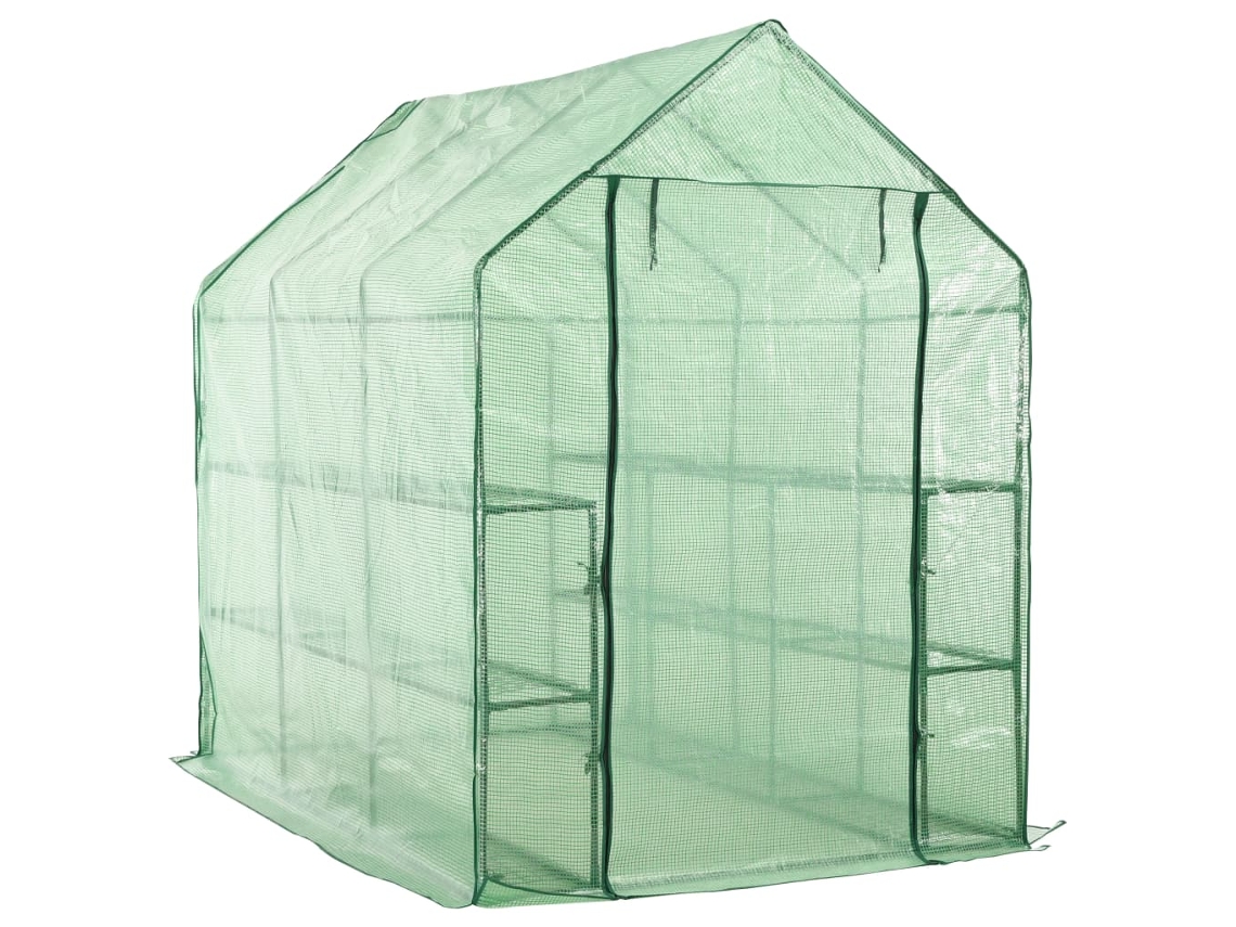 Vidaxl Estufa Com 12 Prateleiras 143x214x196 Cm Aço