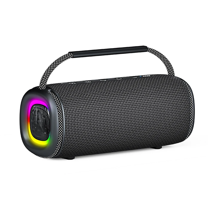 (preto) Novo Alto-falante Bluetooth 5.3 Rgb De 30 W Ebs-617 À Prova D'água