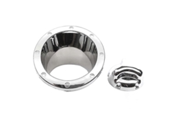Para Hummer H2 2003-2009 Carro Fuel Door Bezel Gas Tank Cover Moulding Trim Chrome Cap Hatch Oil Filler Decorative