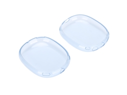 Aetheria capa Protetora Transparente para Ios Earbuds Silicone Resistente a Impactos e Riscos Portátil Azul