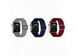 3 Pcs Bracelete Para Apple Watch 38/40/41/42mm Cuich