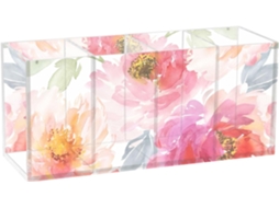 Porta lápis Grande em Acrílico Transparente Frodotgv com 4 Compartimentos para Lápis e Pincéis de Maquiagem, I