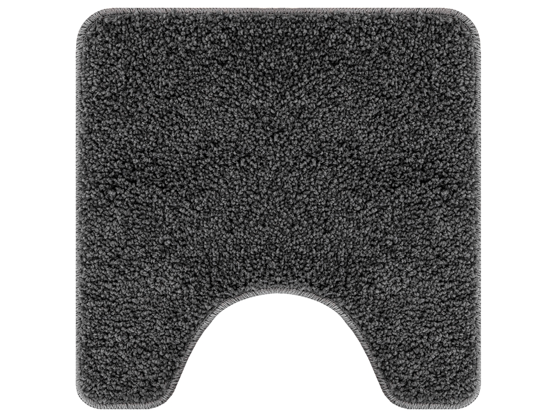 Conjunto 1 Tapete De Banho Vidaxl Cinzento Polipropileno (50 X 50 Cm)