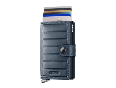 Carteira Fólio, Premium SECRID Miniwallet Emboss Lines Verde