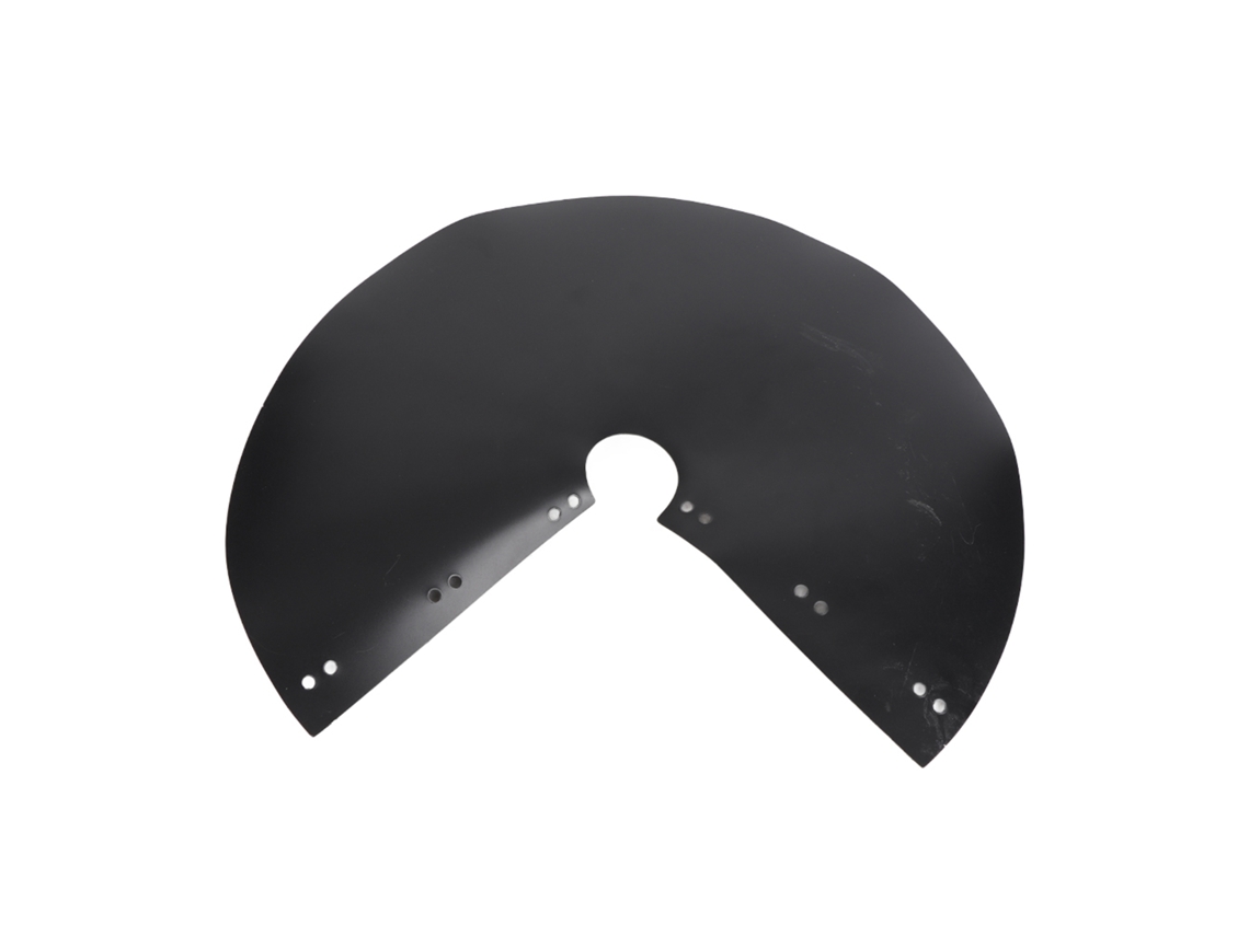 Defletor Anti Esquilo Aço Galvanizado Para Aves Preto