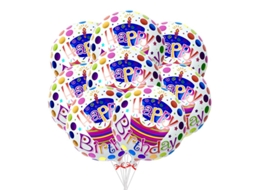 20 Unidades De Balão De Feliz Aniversário Allinless
