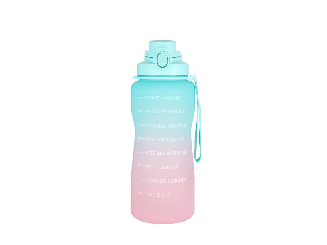 Garrafa Plástico Azul E Rosa 2l Colors Kasa