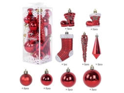 Conjunto De 21 Enfeites De Natal Com Bolas Alienígenas Para Árvore De Natal De 2025 Hengjian