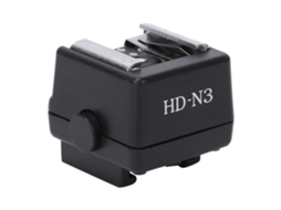 Adaptador de sapata para flash HD-N3 PC para câmera de vídeo LAXISCREED