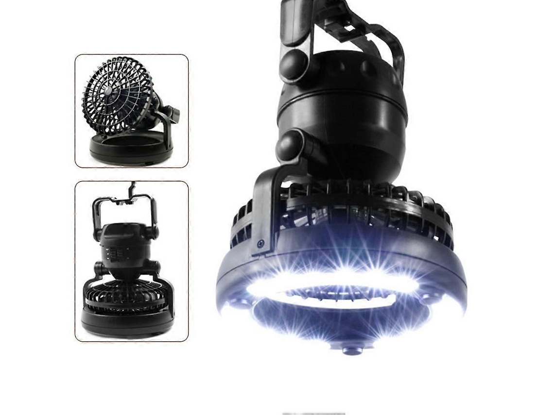 Lanterna Led Portátil Multifuncional Para Acampamento, Ventilador De Teto Com 18 Leds Para Acampamento Ao Ar Livre, Caminhadas, Pesca. Olysi Shop