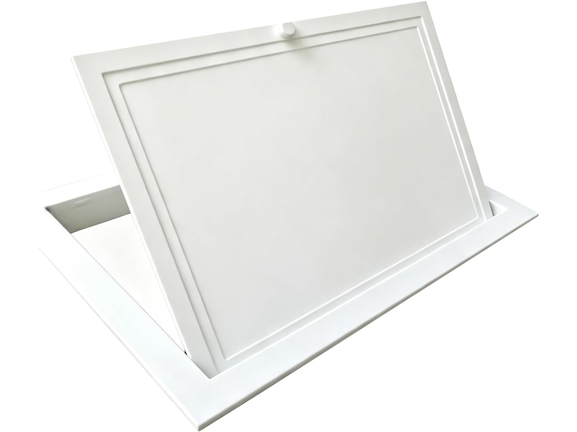 Painel De Acesso Com Puxador Em Liga Alumínio, Painel De Acesso Em Metal Espesso 15x 15cm