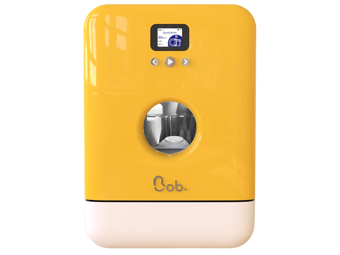 Máquina de Lavar Louça Compacta BOB White Yellow Da Daan Tech