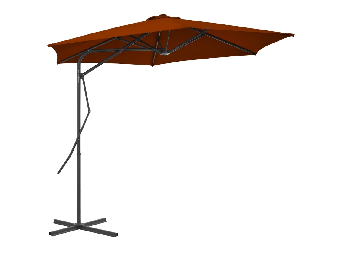 Garden Parasol, Garden Parasols Vidaxl Marrom Tecido (n/a)