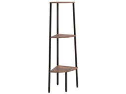 Corner Shelf, Corner Shelves Vidaxl Marrom Madeira Processada (n/a)