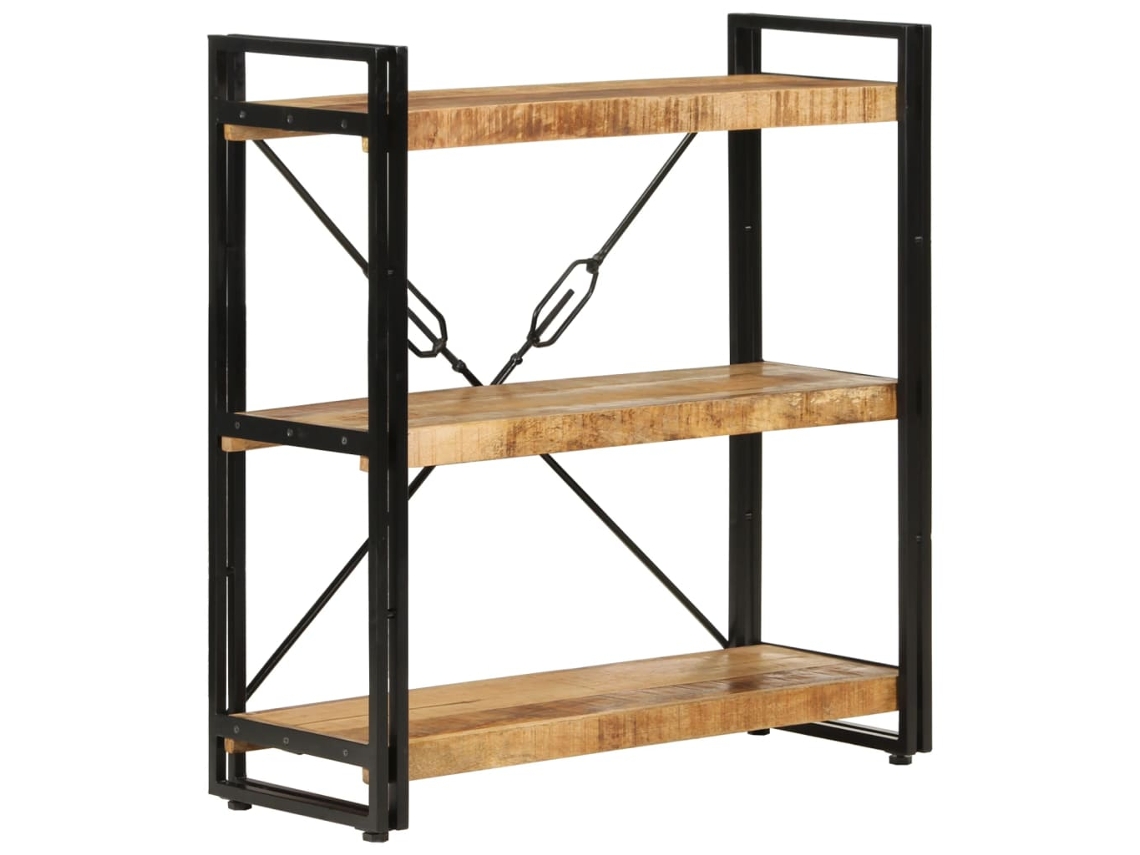Conjunto 1 Estante Vidaxl Marrom Madeira (77 X 30 X 80 Cm)