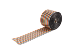 Laxiscreed Fita Rainbow Colorida Flat Ribbon Cable 1.27mm 40p