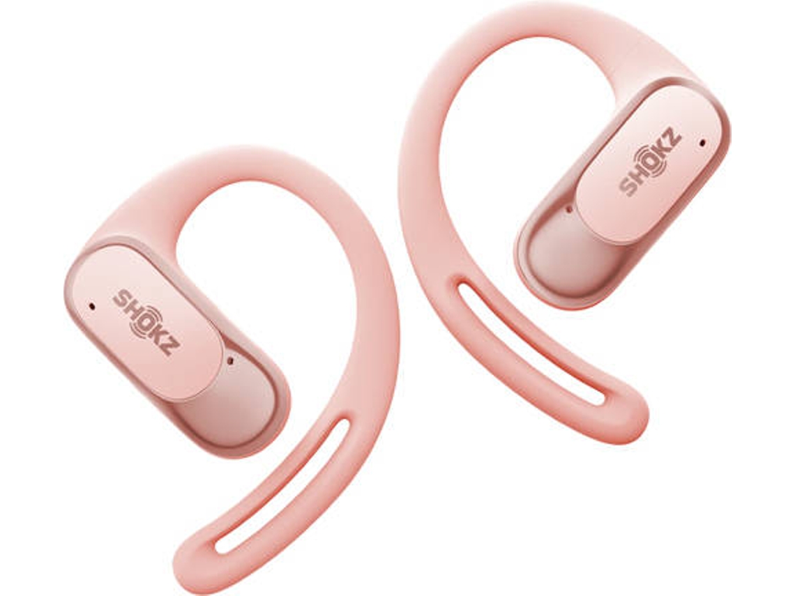 Auriculares Bluetooth True Wireless SHOKZ OPENFIT AIR (In Ear - Microfone - Rosa)