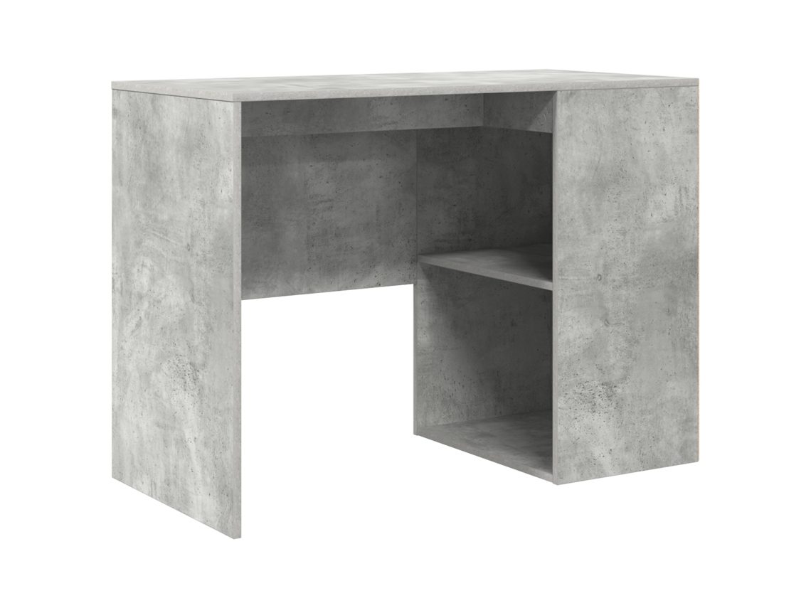 Conjunto 1 Mesa De Escritório Em Casa Vidaxl Cinzento Derivados De Madeira (102 X 50 X 75 Cm)