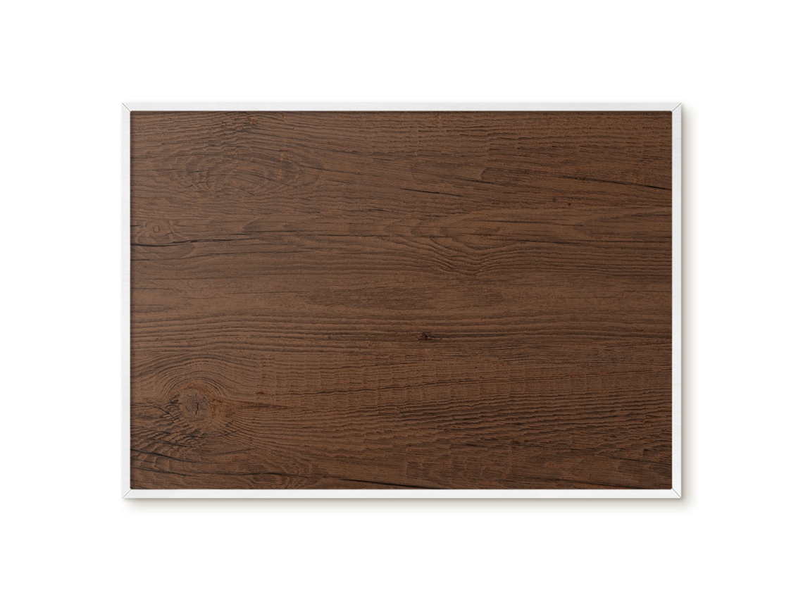 Quadro magnético de parede com textura de madeira para quarto Espelharte (100x70 cm)