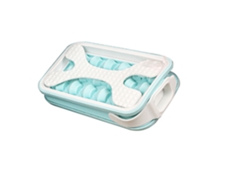 Eyf molde de Cubos de Gelo Silicone com Tampa Haste Portátil Diy Resistente a Baixas Temperaturas