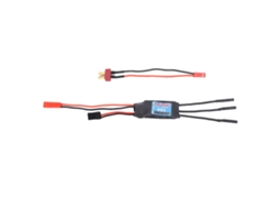Controlador De Velocidade Elétrico Esc Brushless 18a Para Carros Rc 1/24 1/28 Bateria 2-4s Com Cabo De Conexão