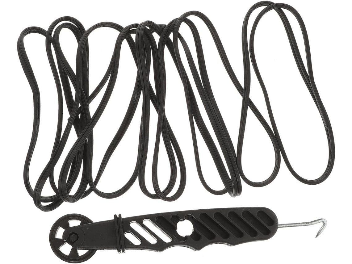 Kit De Reparo Tela Pet Black Spline Para Portas E Janelas, Alta Com Fe