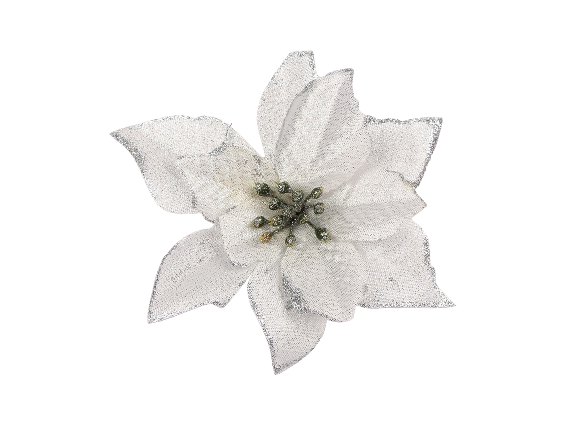 Laxiscreed Decorações De Natal Com Flores Para Árvore E Guirlandas Douradas