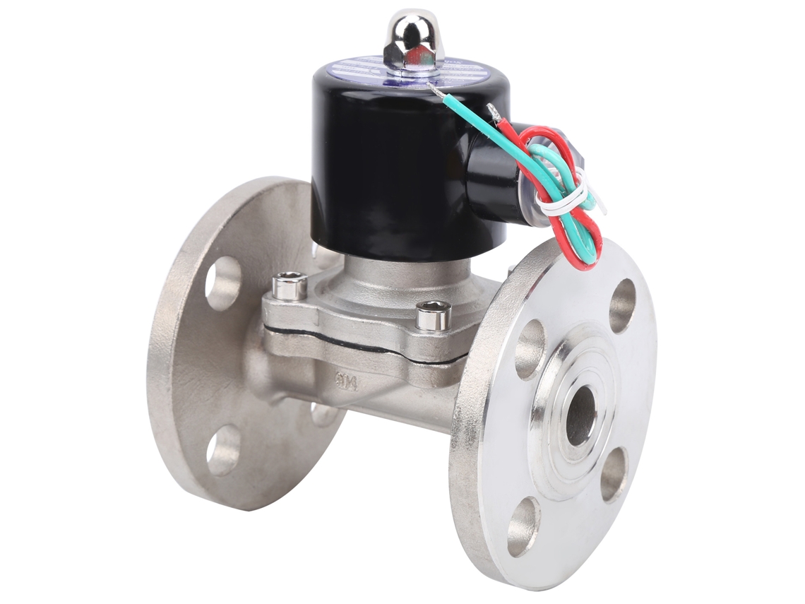 Válvula Solenóide De Aço Inox Com Flange, Normalmente Fechada, Marca Laxiscreed