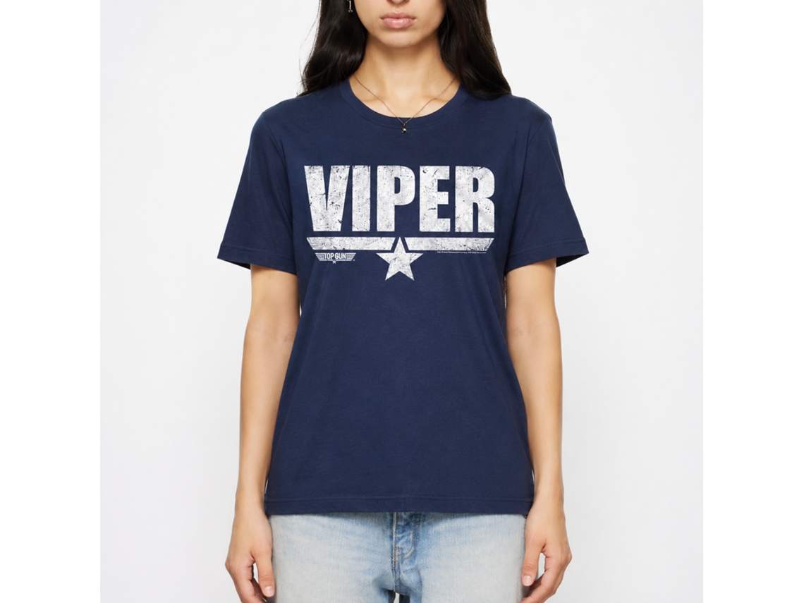 Rockinstone Top Gun Movie Viper Navy Adult T-shirt Size:xl