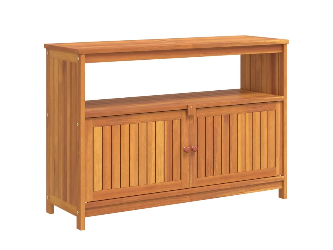 Garden Console Table, Garden Console Tables Vidaxl Marrom Madeira De Acácia (110 X 35 X 75 Cm)
