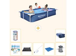 Bestway Piscina Bestway Steel Pro Retangular - 221x150x43 Cm - 8-peças S22217