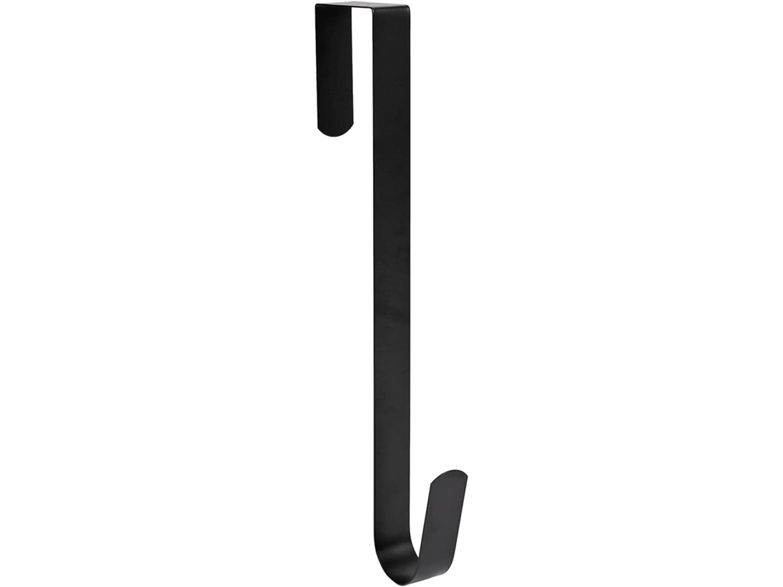 Gancho De Porta De 12, Gancho Único Em Porta De Metal, Preto Aquaforge (1)