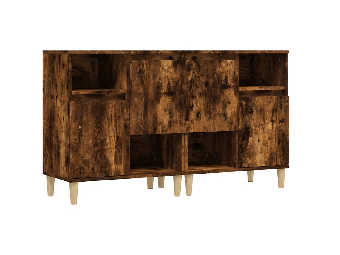 Aparadores 2 Pcs 60x35x70 Cm Derivados Madeira Carvalho Fumado MAISON EXCLUSIVE