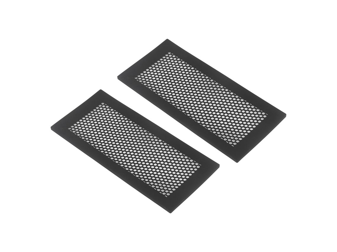 Primerox 2 Tampas Protetoras de Silicone para Bebê, Tampas de Ventilação Seguras para Chão de Casa Preto