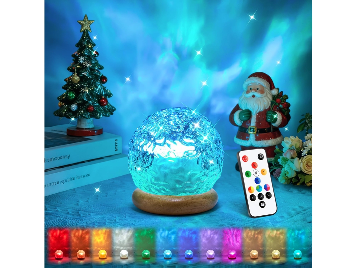 Esta Luminária Projetora Cria uma Atmosfera Romântica e Possui Brilho Ajustável. É a Escolha Ideal para Decorar Seu Quarto BRILVIBERA