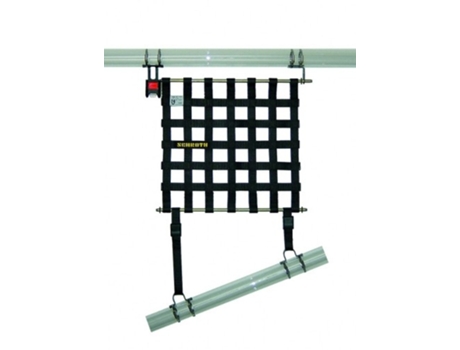 Rede de Janela Tamanho II Incl. Materiais de Montagem Piloto Preto Schroth