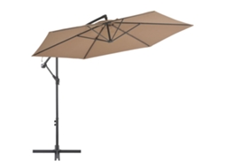 Guarda sol VIDAXL Brown (300 cm)