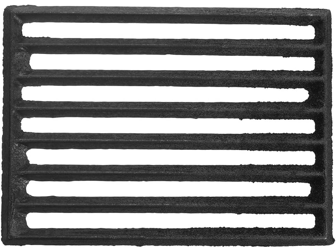 Grelha de Ferro para Lareira, Grelha Retangular para Lenha, Grelha de Metal Espessa e Ao Calor para Lareira e Churrasco CHABERLU