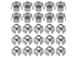 Insertos Roscados Homoyoyo Para Tubos Quadrados 15x15 Mm M6, Porcas De Inserção Para Chapa Metálica, 200 Peças Para