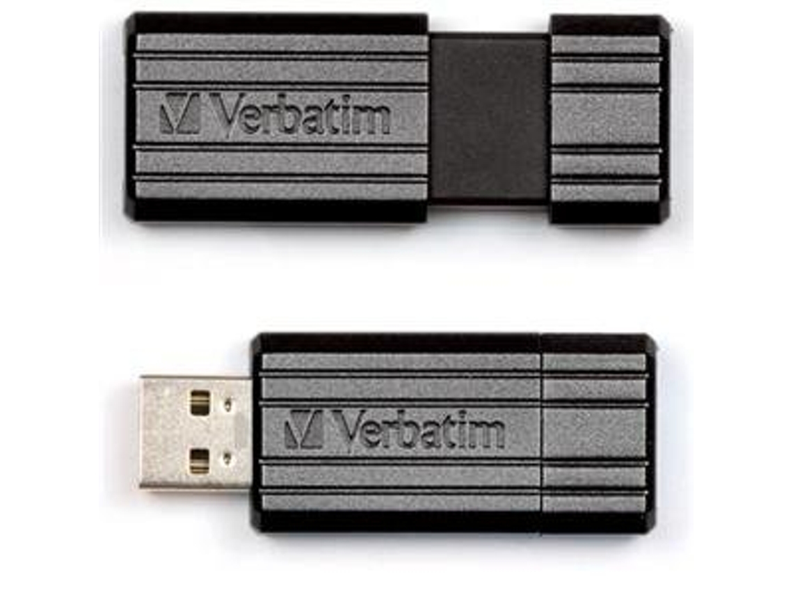 Pen USB VERBATIM Pinstripe (32 GB - USB 2.0 - Preto)