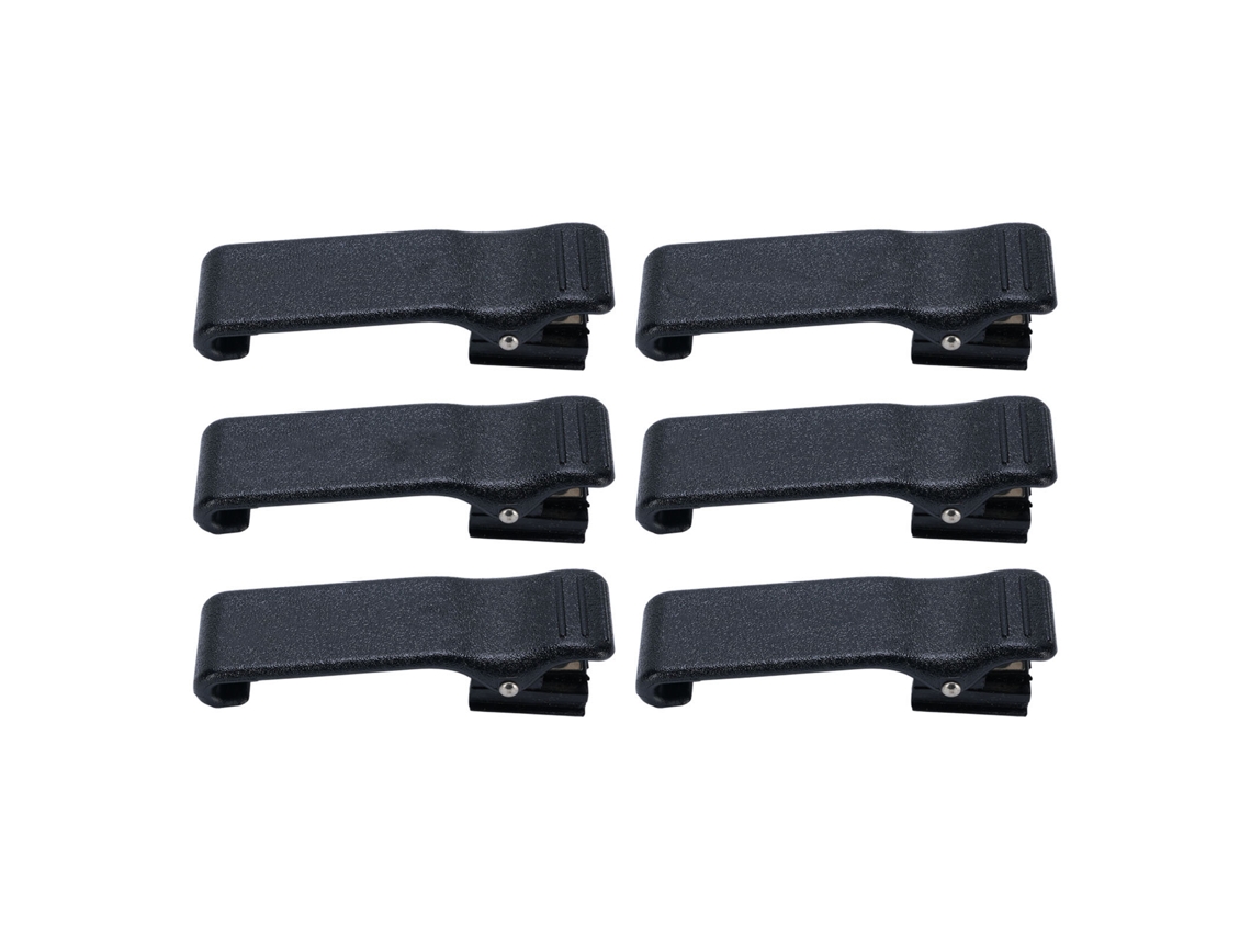 6pcs Clips De Cinto Para Rádio Substituição Em Plástico Resistente Para Gp88 Gp88s Gp2000 Gp300 Lts2000 Gtx800 Gtx900 Ct150 Ct250