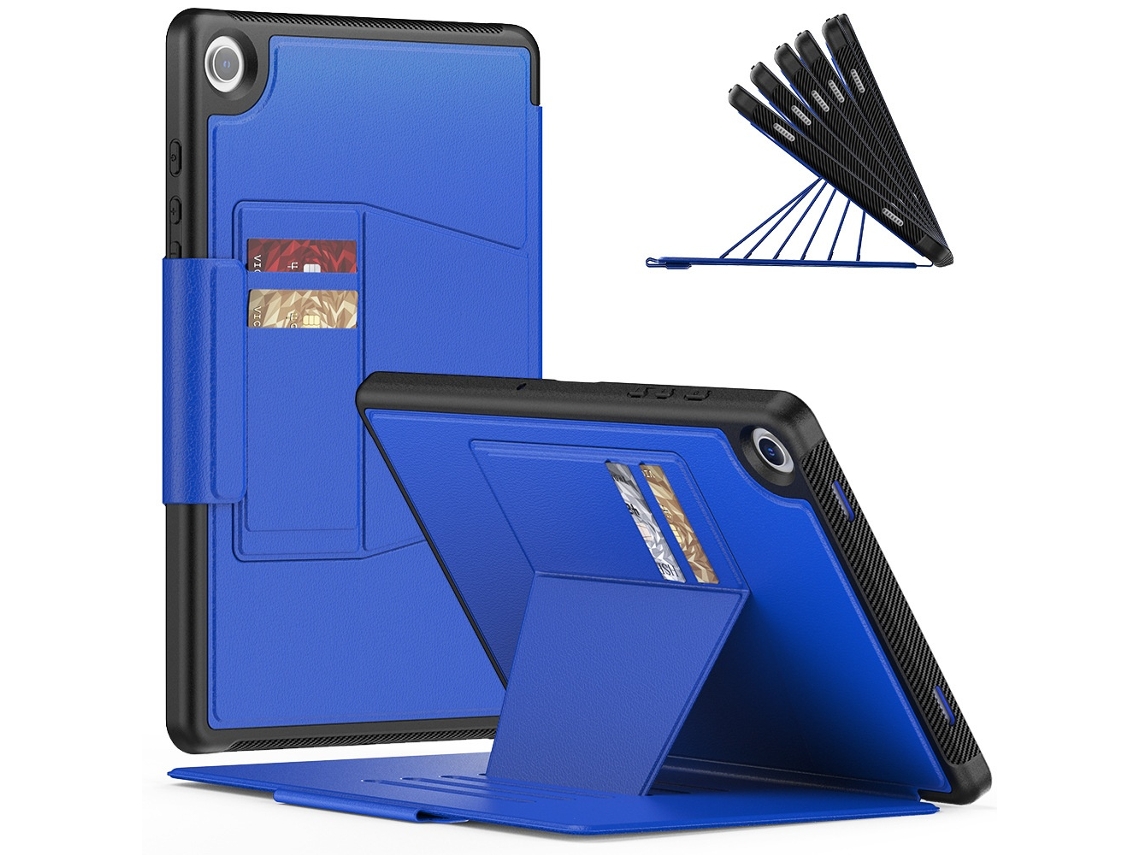 Capa Protetora Para Tablet Samsung Galaxy Tab A9 8.7 Polegadas 2023 Sm-x115, Azul - Elysve