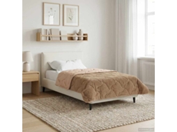 Vidaxl Edredom De Inverno 140 X 220 Cm Inverno Cinzento-acastanhado