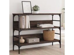 Mesa Consola 100x32x75 Cm Derivados Madeira Carvalho Castanho DKD HOME DECOR