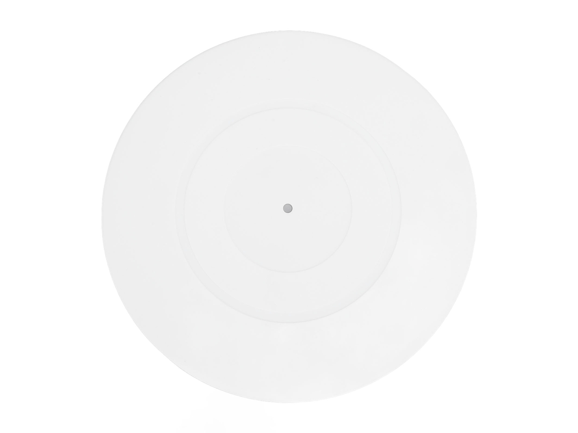 Aetheria coxim de Borracha Antiderrapante Antiestático para Toca discos Universal 12 Polegadas Branco