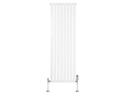 Radiador Plano Coluna Única 1800x560 Mm - Branco, Aço Carbono 1,5 Mm, 1412w, Alta Eficiência, Válvulas Termostáticas
