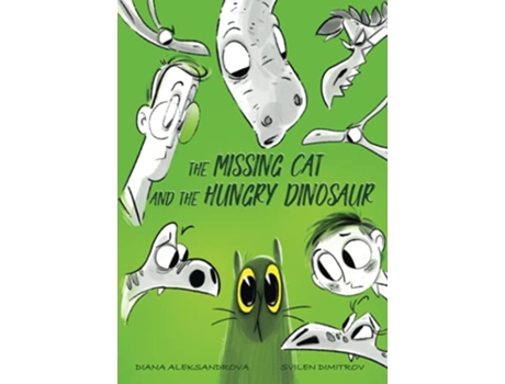 Livro The Missing Cat and The Hungry Dinosaur Dino Trouble de Diana Aleksandrova (Inglês)