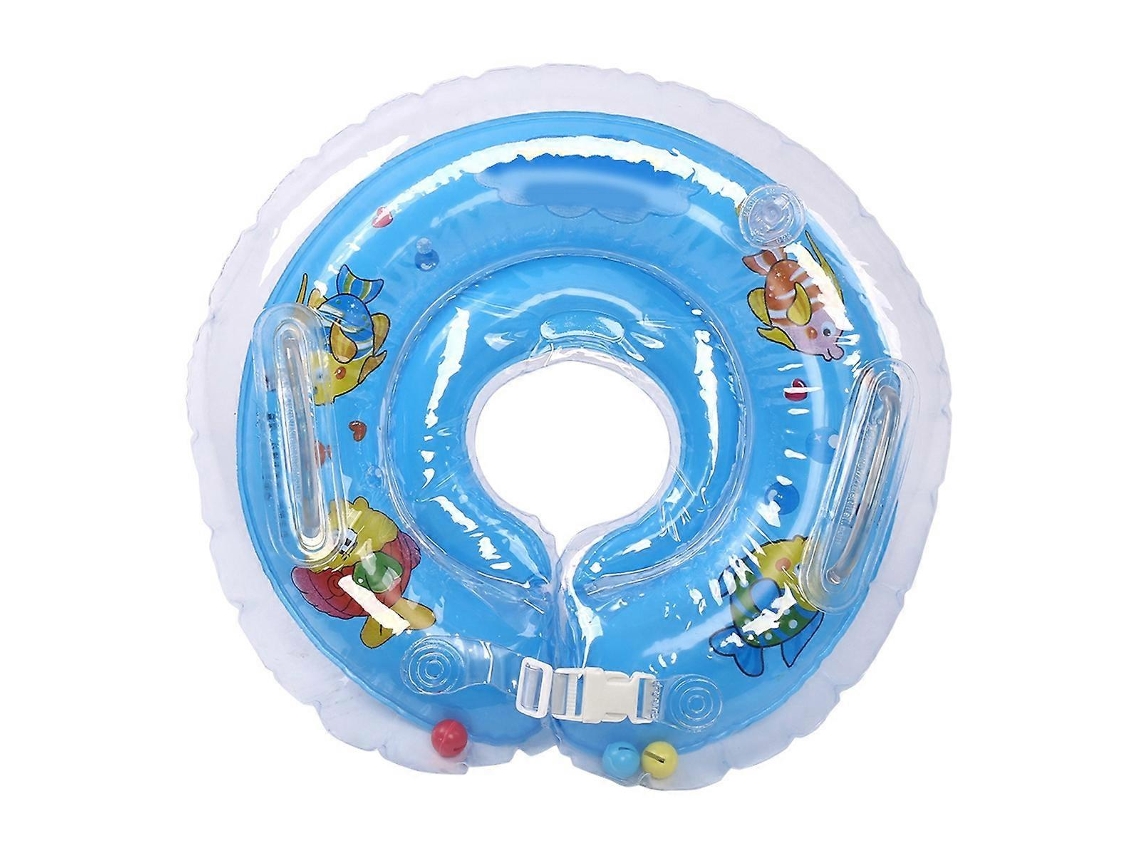 Boia De Pescoço Inflável Para Bebês E Crianças, Cobertura De Natação Circular Para 1 A 18 Meses, Azul -aquaforge