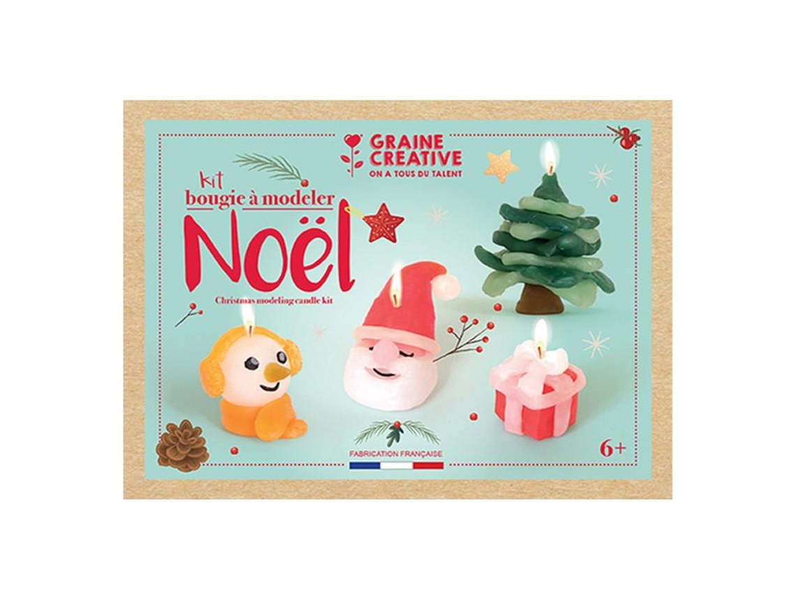 2 Cajas Para Niños Velas Navideñas Para Modelar Graine Créative