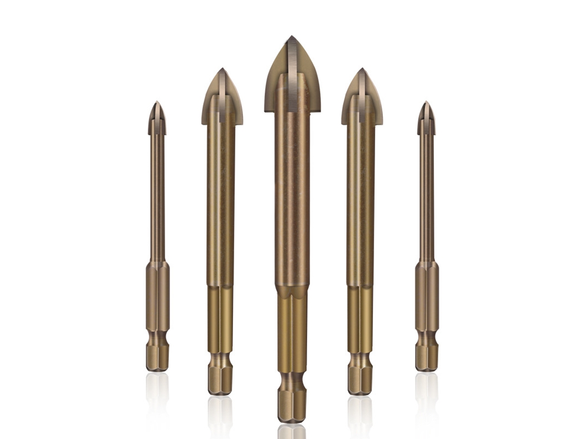 Broca Para Azulejos De Vidro Cerâmico, Ferramenta De Perfuração Universal Eficaz Slowmoose